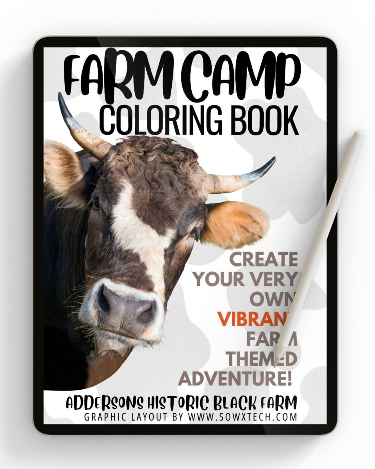 Farm Camp E-Coloring Book